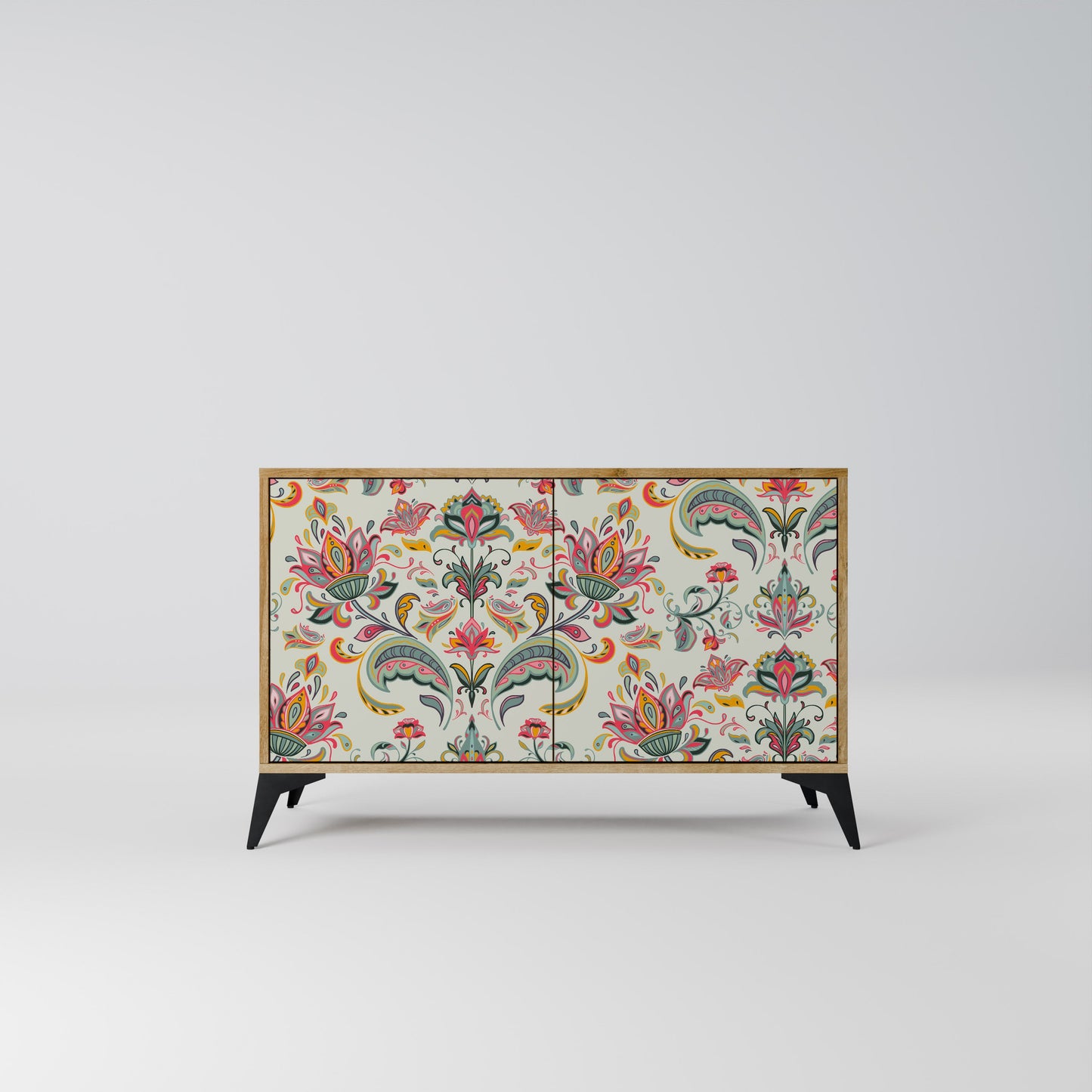 Credenza ORGANIC FOLKLORE a 2 ante in effetto rovere