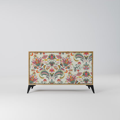 Credenza ORGANIC FOLKLORE a 2 ante in effetto rovere
