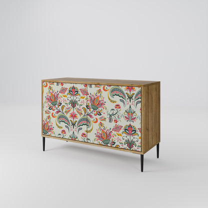 Credenza ORGANIC FOLKLORE a 2 ante in effetto rovere