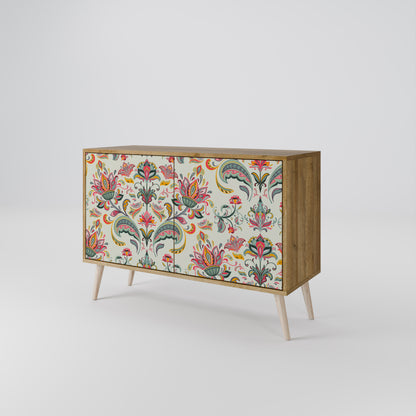 Credenza ORGANIC FOLKLORE a 2 ante in effetto rovere