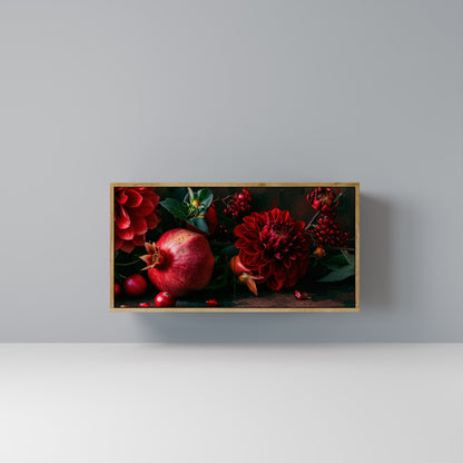 DAHLIAS AND POMEGRANATES 2-Door Sideboard in Oak Effect