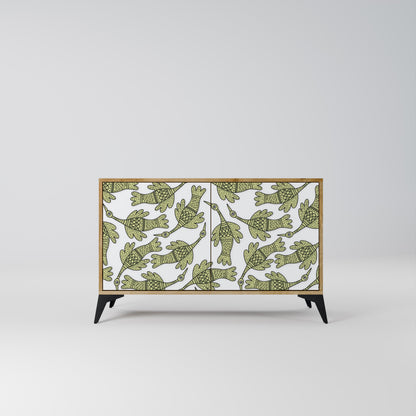 Credenza SEEDLING SONGBIRD a 2 ante in effetto rovere
