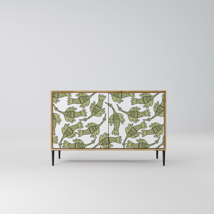 Credenza SEEDLING SONGBIRD a 2 ante in effetto rovere