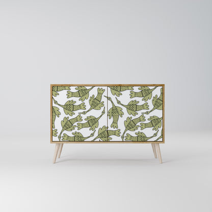 Credenza SEEDLING SONGBIRD a 2 ante in effetto rovere