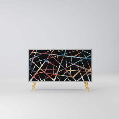POLYGON VERVE 2-Door Sideboard in Grey Finish