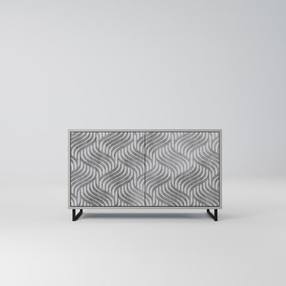 CONCRETE MOVEMENT 2-Door Sideboard in Grey Finish