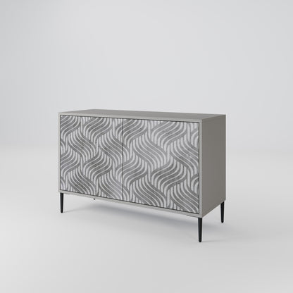 CONCRETE MOVEMENT 2-Door Sideboard in Grey Finish