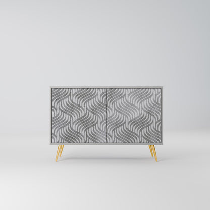 CONCRETE MOVEMENT 2-Door Sideboard in Grey Finish