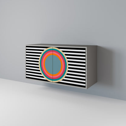 SPECTRA SHOWCASE 2-Door Sideboard in Grey Finish