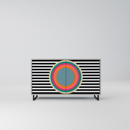 SPECTRA SHOWCASE 2-Door Sideboard in Grey Finish
