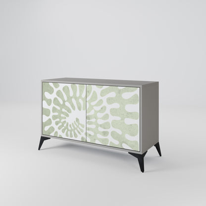 HELIX DANCE 2-Door Sideboard in Grey Finish
