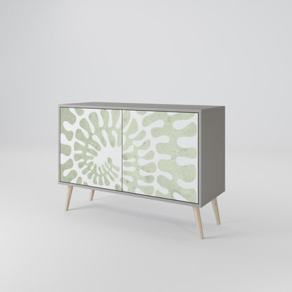 HELIX DANCE 2-Door Sideboard in Grey Finish