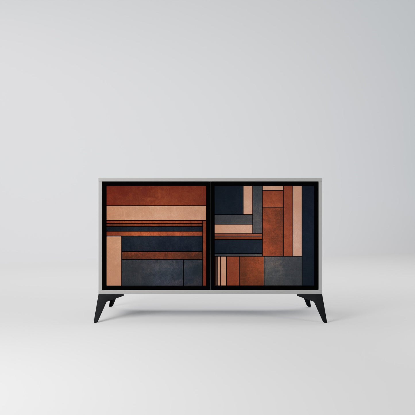 INTREPID FORMATION 2-Door Sideboard in Grey Finish