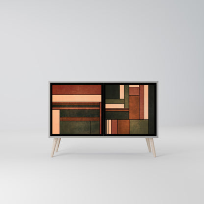 FIGURES OF NATURE 2-Door Sideboard in Grey Finish