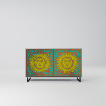 SUNSHINE EULOGY 2-Door Sideboard in Grey Finish