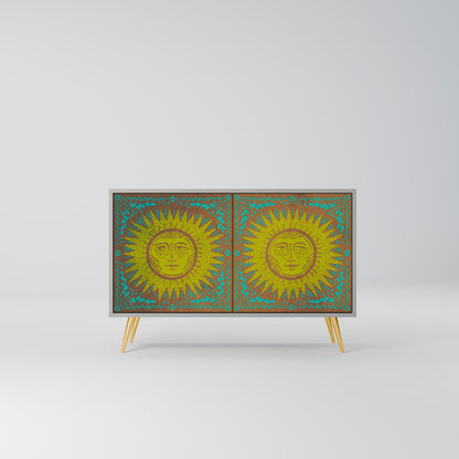 SUNSHINE EULOGY 2-Door Sideboard in Grey Finish