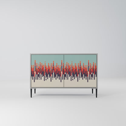 CHROMA CONTOURS 2-Door Sideboard in Grey Finish