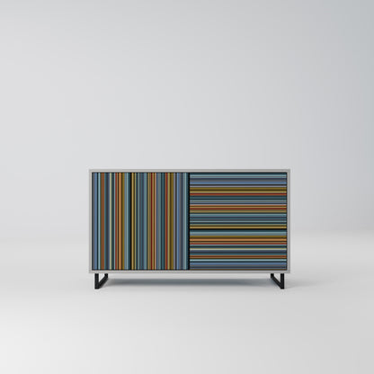 LINEOUT SPECTRUM 2-Door Sideboard in Grey Finish