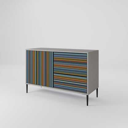 LINEOUT SPECTRUM 2-Door Sideboard in Grey Finish