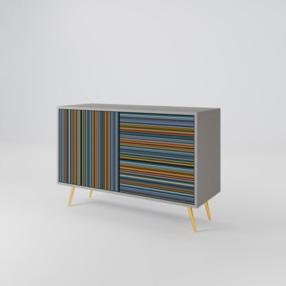 LINEOUT SPECTRUM 2-Door Sideboard in Grey Finish