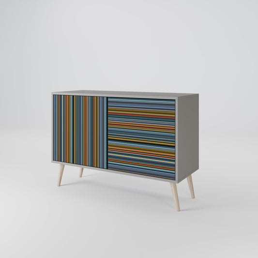 LINEOUT SPECTRUM 2-Door Sideboard in Grey Finish
