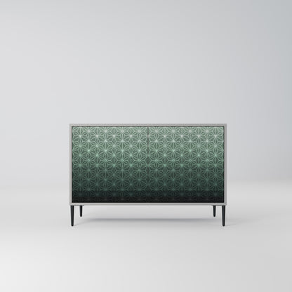 ORNAMENTAL GLIMMER 2-Door Sideboard in Grey Finish