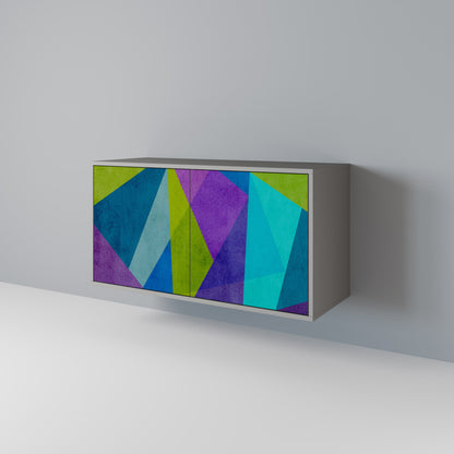 COLD SHOWCASE 2-Door Sideboard in Grey Finish