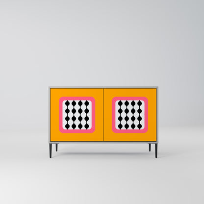 TEARS IN HEAVEN 2-Door Sideboard in Grey Finish