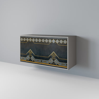 Credenza a 2 ante ROYAL ORDINARINESS in finitura grigia