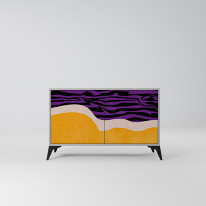 INDEPENDENT BORDER 2-Door Sideboard in Grey Finish