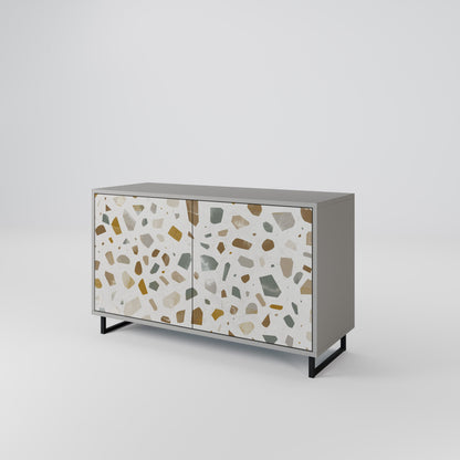 PIECES OF TOMORROW 2-Door Sideboard in Grey Finish