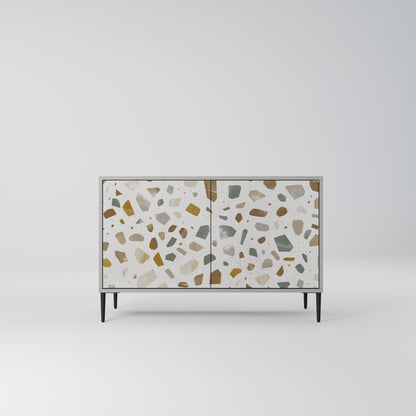 PIECES OF TOMORROW 2-Door Sideboard in Grey Finish