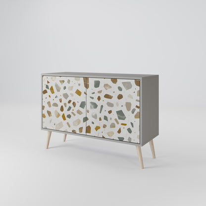 PIECES OF TOMORROW 2-Door Sideboard in Grey Finish