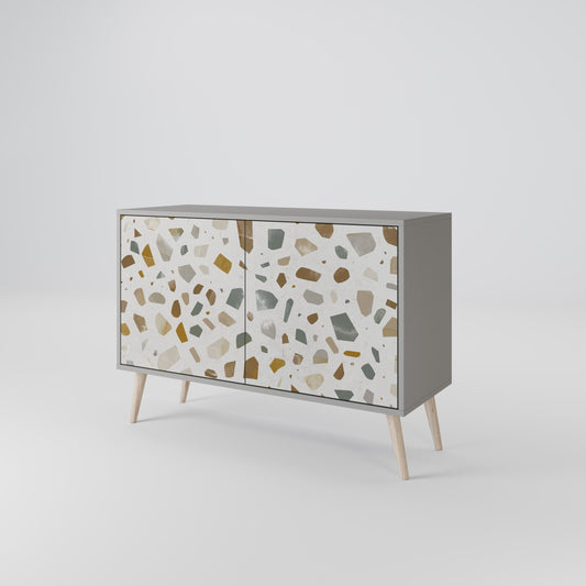 PIECES OF TOMORROW 2-Door Sideboard in Grey Finish