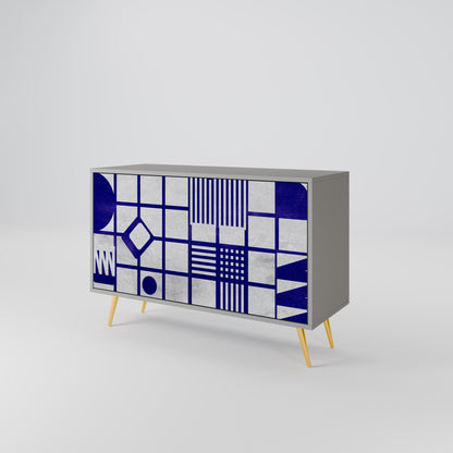 THE RIGHT PLACES 2-Door Sideboard in Grey Finish