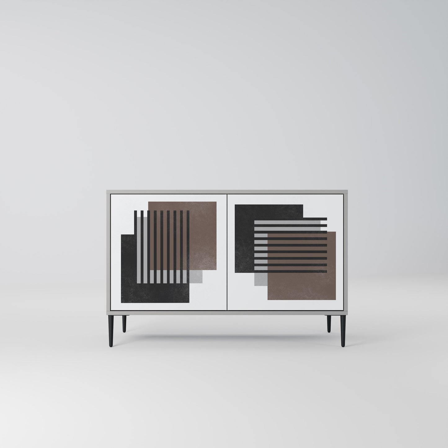 SHADOW SYNCHRONY 2-Door Sideboard in Grey Finish