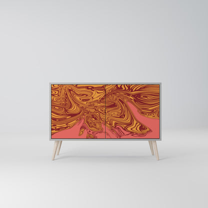 FLOATING THOUGHTS 2-Door Sideboard in Grey Finish