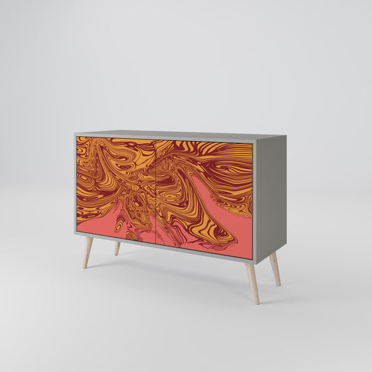 FLOATING THOUGHTS 2-Door Sideboard in Grey Finish