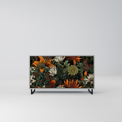MIDNIGHT SPROUT 2-Door Sideboard in Grey Finish