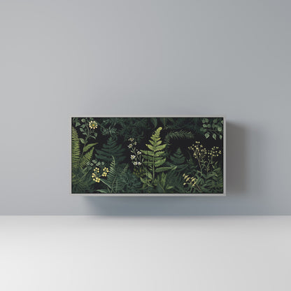FERN FLOWERS 2-Door Sideboard in Grey Finish