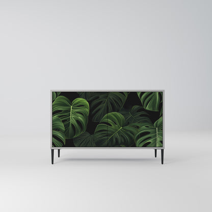 INFINITE MONSTERA 2-Door Sideboard in Grey Finish