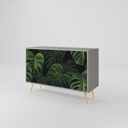 INFINITE MONSTERA 2-Door Sideboard in Grey Finish