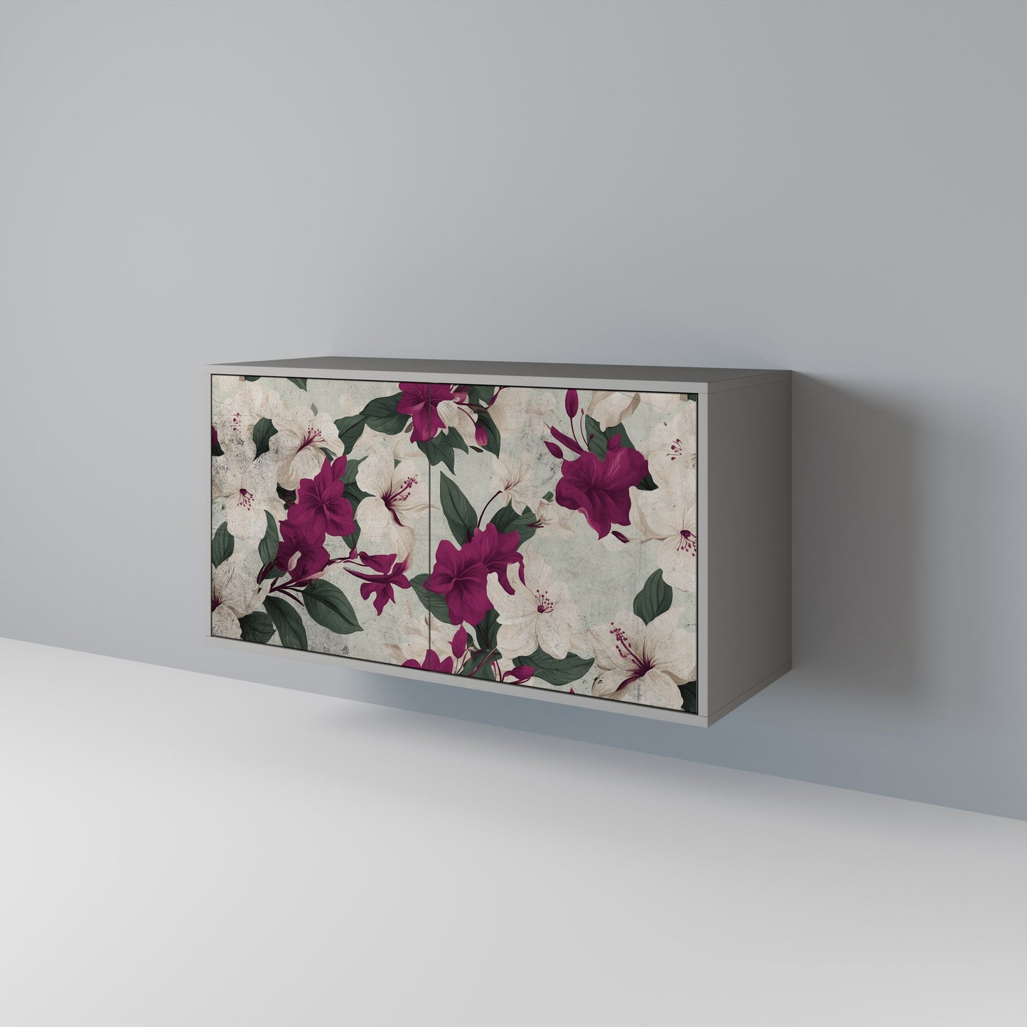 FLOWERET DREAM 2-Door Sideboard in Grey Finish