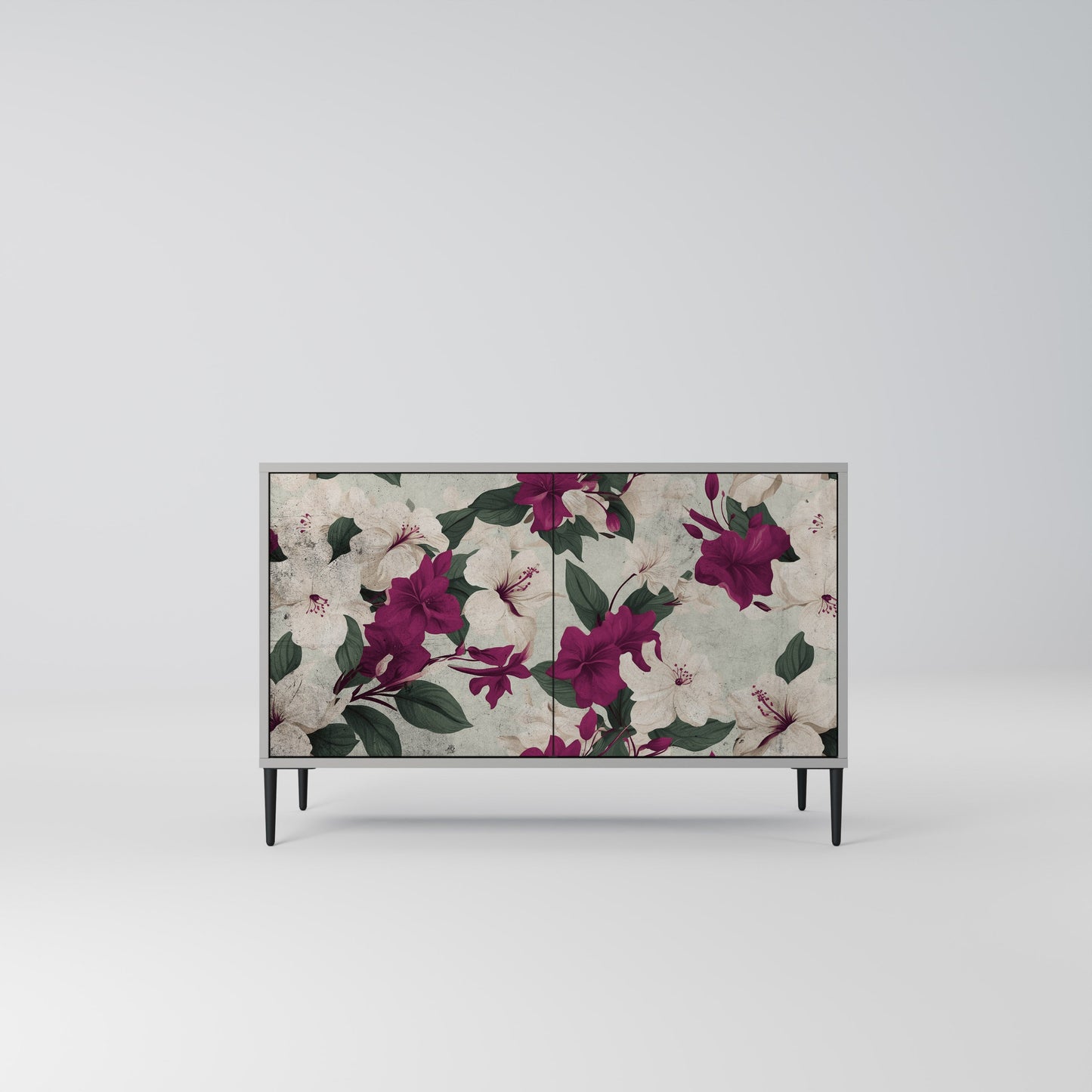 FLOWERET DREAM 2-Door Sideboard in Grey Finish