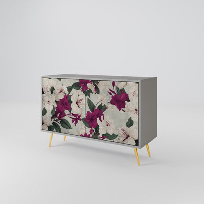 FLOWERET DREAM 2-Door Sideboard in Grey Finish
