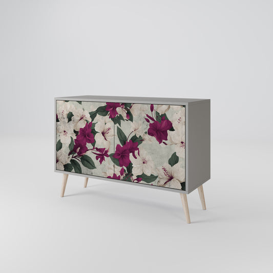 FLOWERET DREAM 2-Door Sideboard in Grey Finish
