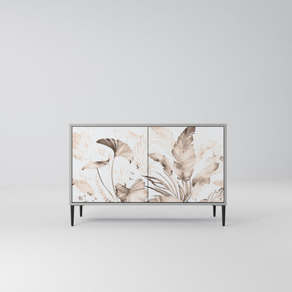 WILD TENDERNESS 2-Door Sideboard in Grey Finish