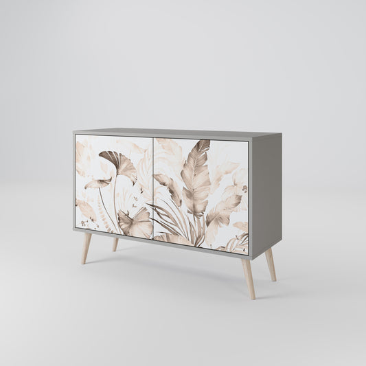 WILD TENDERNESS 2-Door Sideboard in Grey Finish