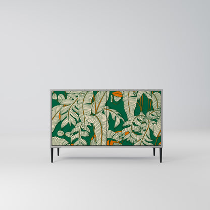 VERDANT PLEASURES 2-Door Sideboard in Grey Finish