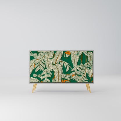 VERDANT PLEASURES 2-Door Sideboard in Grey Finish